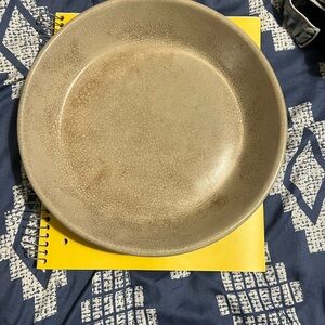 Rustic Beige Ceramic Plate